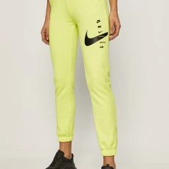 Γυναικεία Παντελόνια φόρμας Nike Sportswear - Παντελόνι κίτρινο πράσινο
