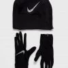 Γυναικεία Σετ Σκούφος και γάντια Nike μαύρο