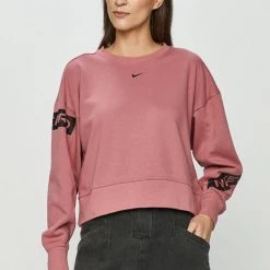 Γυναικεία Χωρίς φερμουάρ Nike - Μπλούζα έντονο ροζ