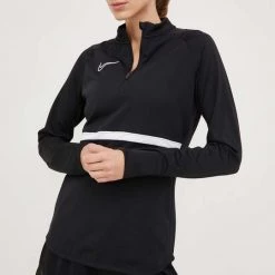 Γυναικεία Μακρυμάνικο Προπόνηση μακρυμάνικο Nike Dri-fit Academy μαύρο