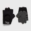 Γυναικεία Γάντια με κομμένα δάκτυλα Nike χρώμα: μαύρο -Nike Εκπτώσεις unnamed file 205