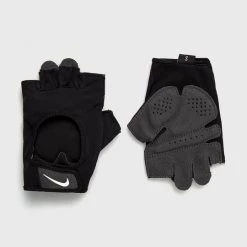 Γυναικεία Γάντια με κομμένα δάκτυλα Nike χρώμα: μαύρο