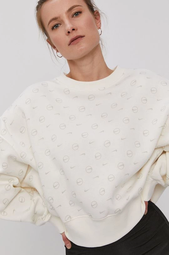 Γυναικεία Χωρίς φερμουάρ Μπλούζα Nike Sportswear χρώμα: κρεμ 3 Γυναικεία Χωρίς φερμουάρ Μπλούζα Nike Sportswear χρώμα: κρεμ