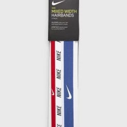 Γυναικεία Κορδέλες και περικάρπια Κορδέλες προπόνησης Nike (3-pack) μπλε