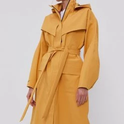 Γυναικεία Μακριά μπουφάν Μπουφάν Nike Sportswear χρώμα: κίτρινο